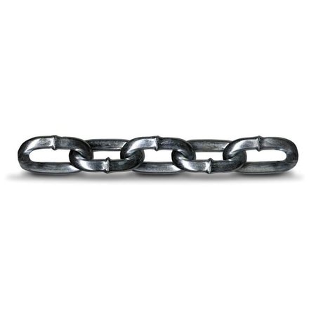 CM Proof Coil Chain, 30 Grade, 34 In, 100 Ft Length, 10600 Lb, Low Carbon, Hot Dipped Galvanized 671347